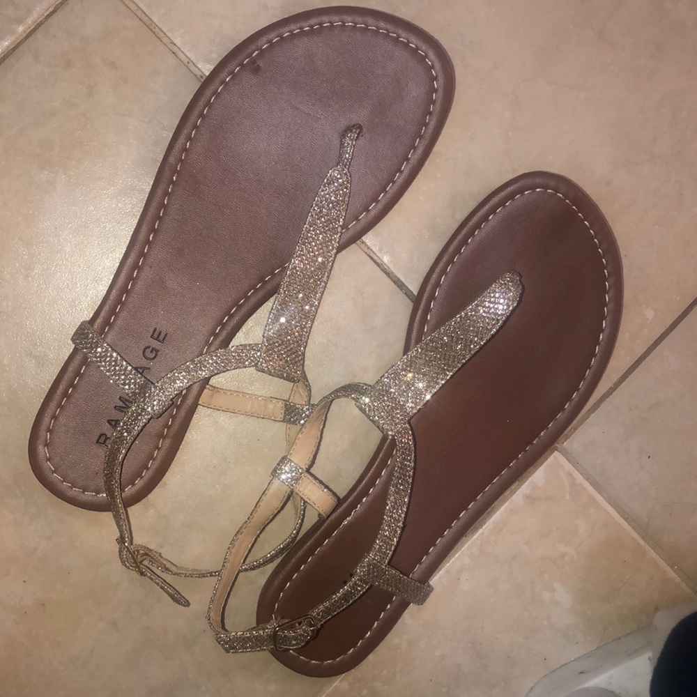 Tan sandals